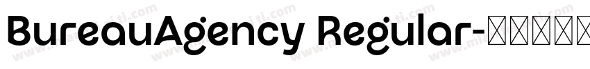 BureauAgency Regular字体转换